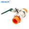 FusingX PP-R Full Port Ball Valve | Socket Fusion Plastic Ball Valve | DN20–63