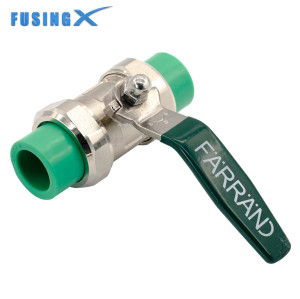 FusingX PP-R Full Port Ball Valve | Socket Fusion Plastic Ball Valve | DN20–63