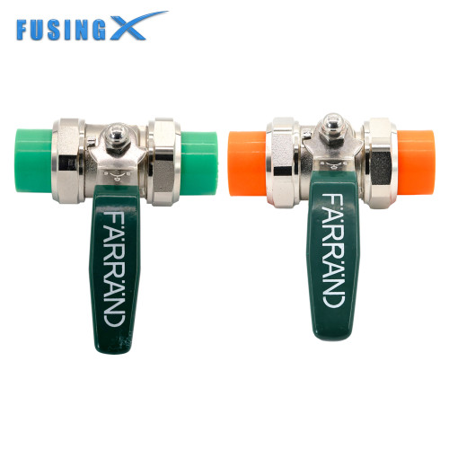 FusingX PP-R Full Port Ball Valve | Socket Fusion Plastic Ball Valve | DN20–63