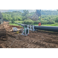 FX800 Hydraulic Butt Fusion Machine Overseas Jobsite Case
