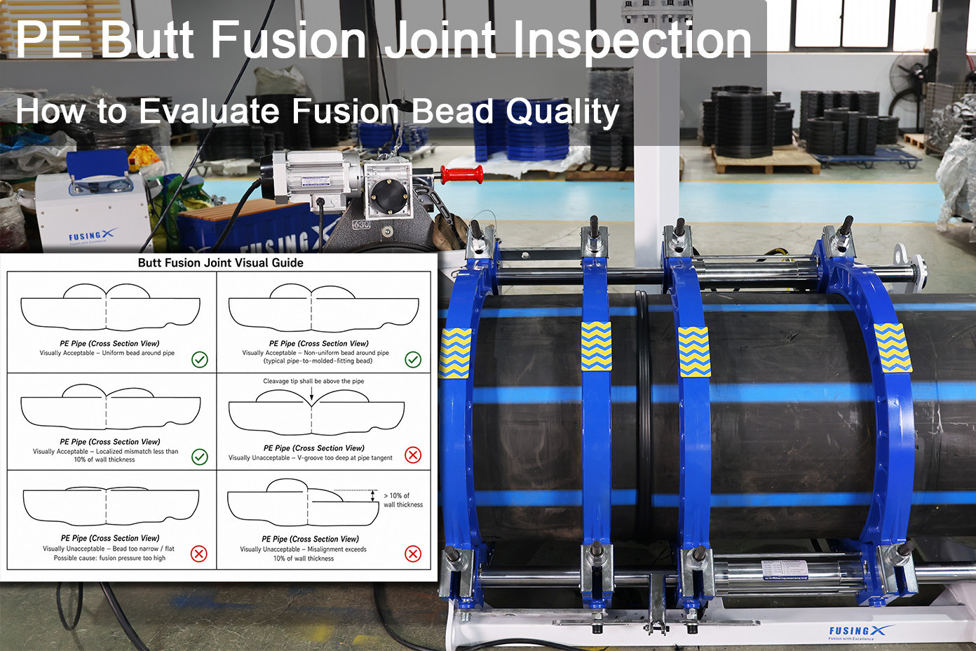 How to Evaluate PE Pipe Butt Fusion Joint Quality: Understanding Fusion Bead Profiles