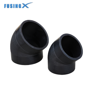 45° Elbow Butt Fusion Pipe Fittings for HDPE Water System