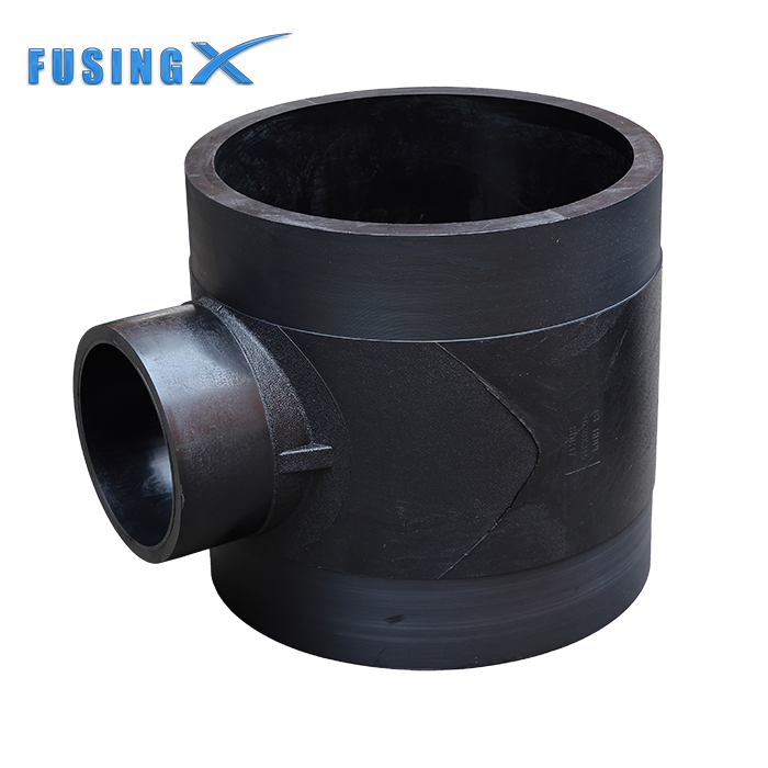 Butt Fusion Fitting Reducing Tee for Gas Pipe Project T250-400