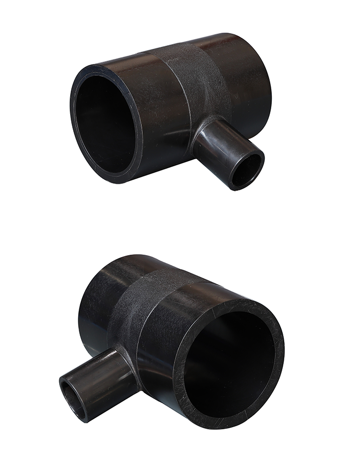 HDPE Reducing Tee Fitting Size Sample