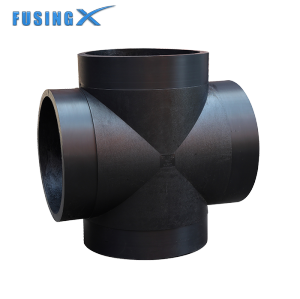 Hdpe Pipe Fittings Cross Fittings Poly Pipe Fusion Fittings For HDPE Drain Water Engineering