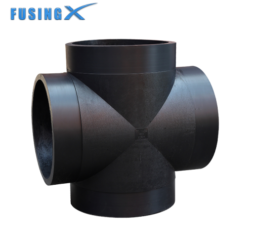 Hdpe Pipe Fittings Cross Fittings Poly Pipe Fusion Fittings For HDPE Drain Water Engineering