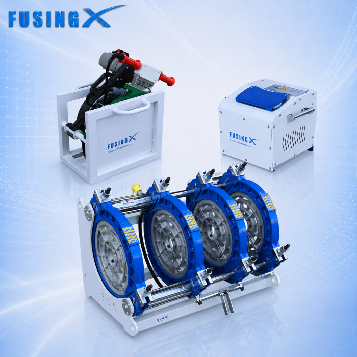 High Level Hydraulic Butt Fusion Welding Machine Semi Automatic Butt Welding Machine FusingX 90/355