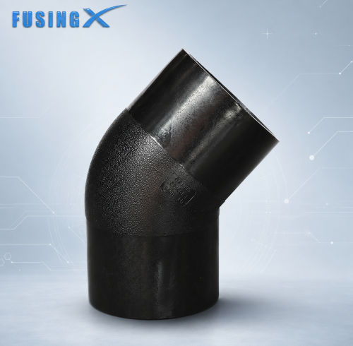 FusingX 45° Butt Fusion Elbow | PE100 | DN63–DN800 | PN16