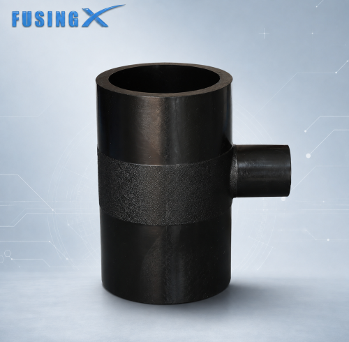 FusingX Small Size HDPE Reducing Tee | Butt Fusion Fitting | PE100 | DN75×50–DN250×225 | PN16
