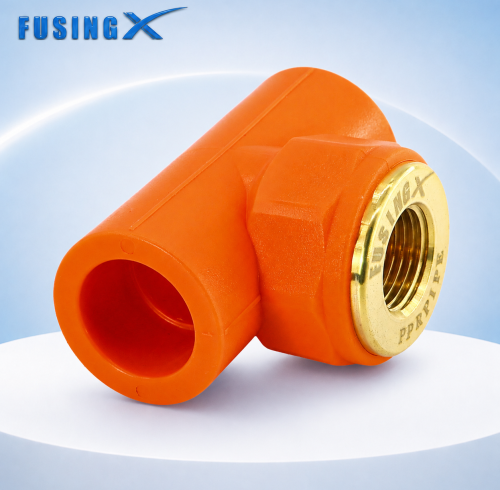 FusingX PPR Female Thread Tee | PPR x Brass Female Thread Fitting | DN20–63
