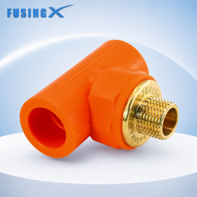 FusingX PPR Male Thread Tee | PPR x Brass Male Thread Fitting | DN20–32