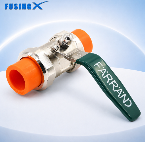 FusingX PP-R Full Port Ball Valve | Socket Fusion Plastic Ball Valve | DN20–63