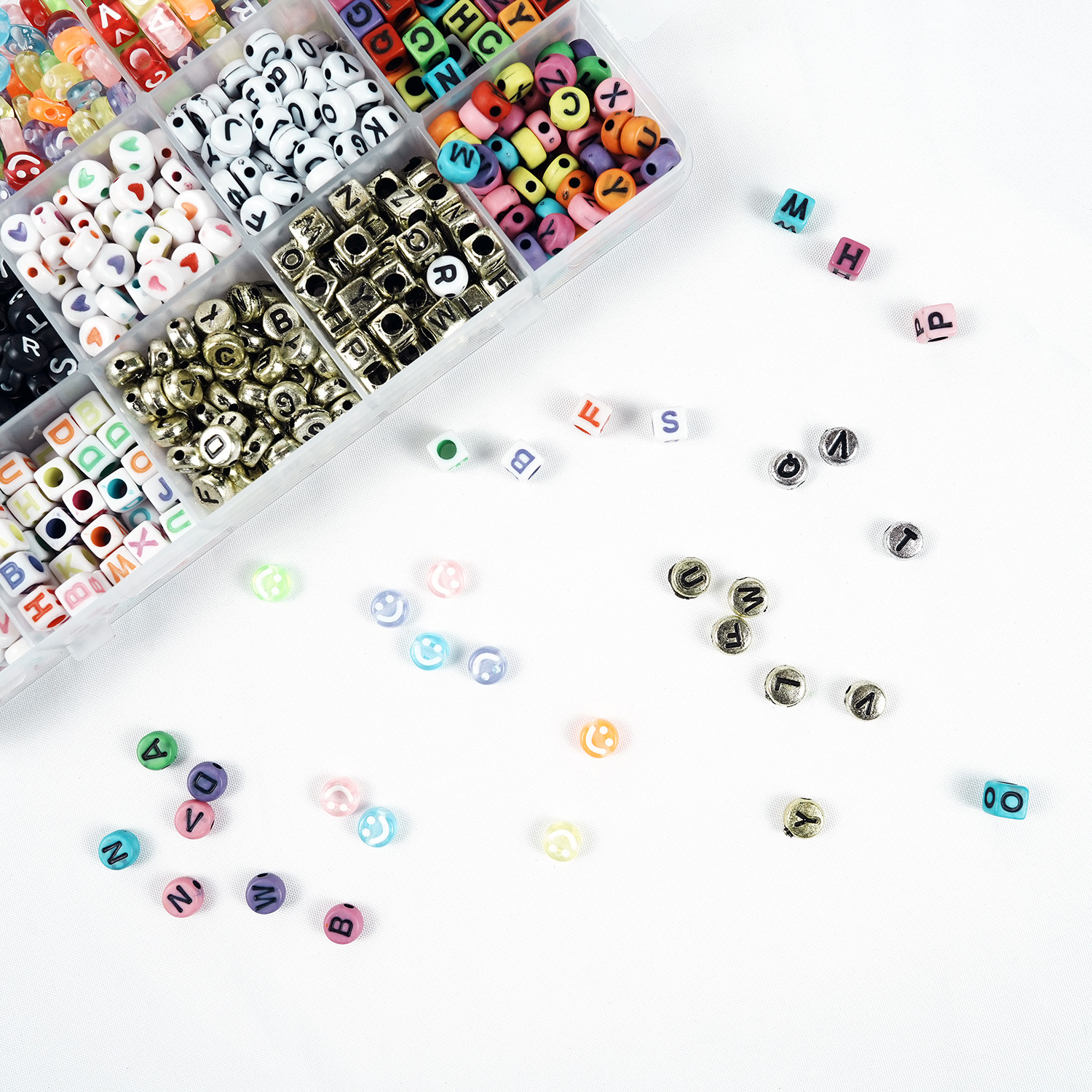 DIY personalized name bead jewelry