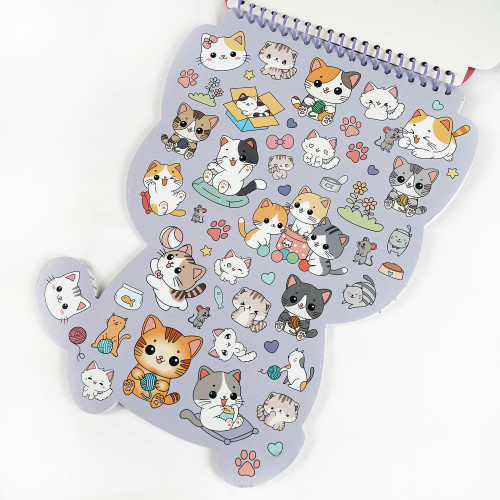 Purr-fect Cat-Shaped Art Set