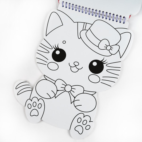 Purr-fect Cat-Shaped Art Set