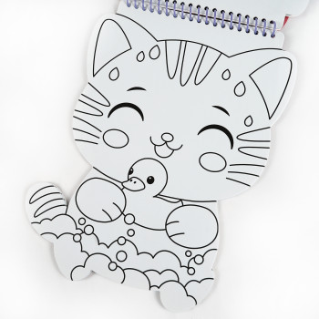 Purr-fect Cat-Shaped Art Set