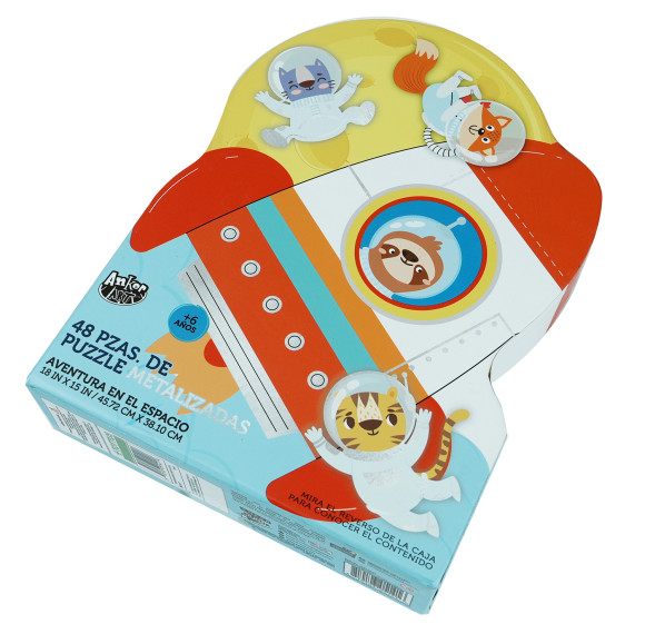 48-Piece SkyBlast Shaped Puzzle