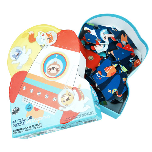 48-Piece SkyBlast Shaped Puzzle