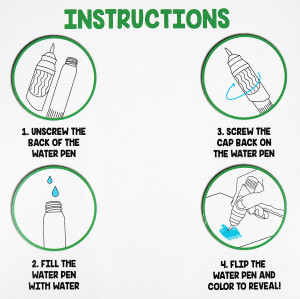 AquaMagic Water-Reveal Activity Book