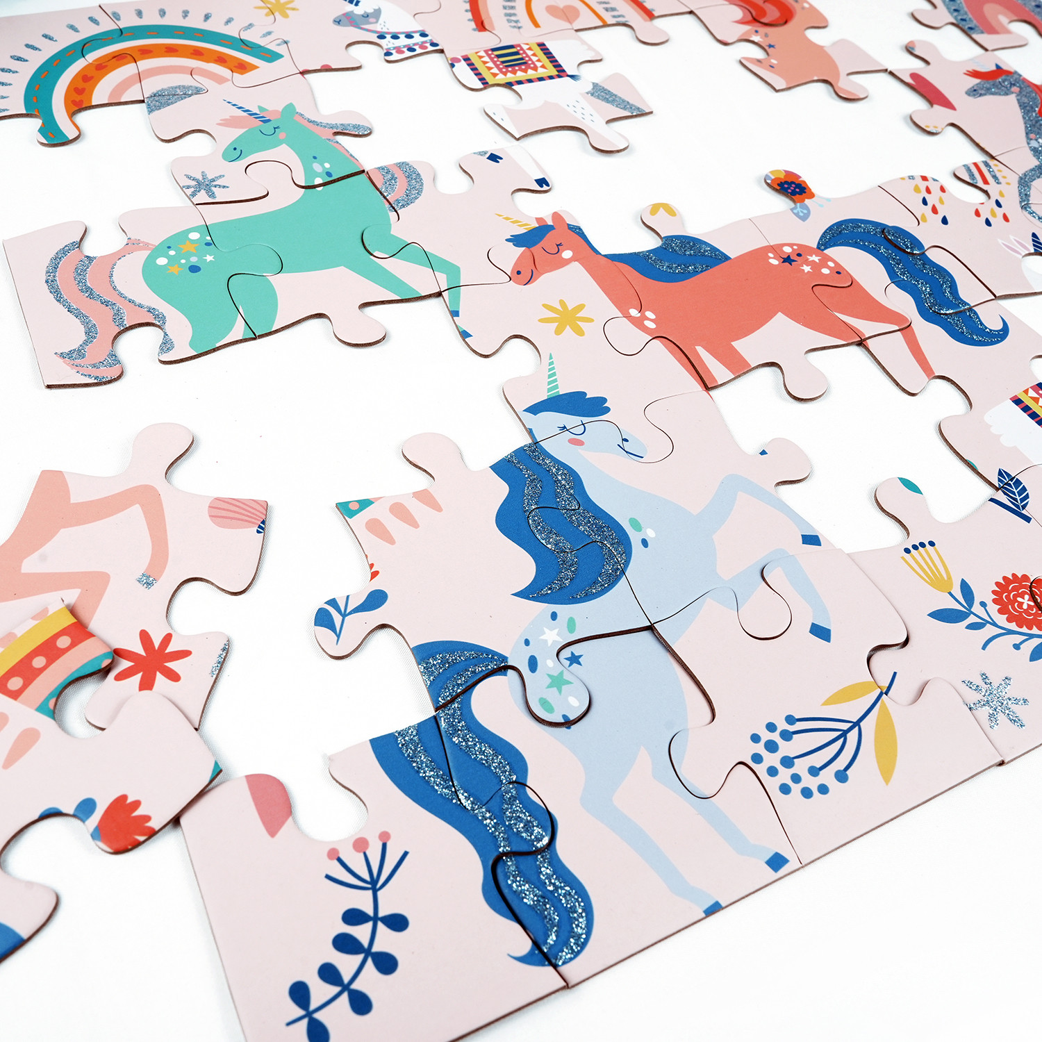 Glitter Rainbow Puzzle