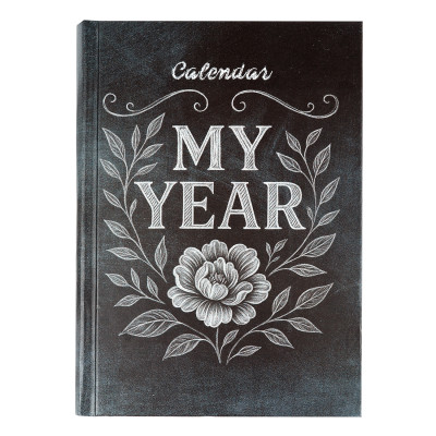 A5 Elegant Book-Style Daily Calendar & Planner
