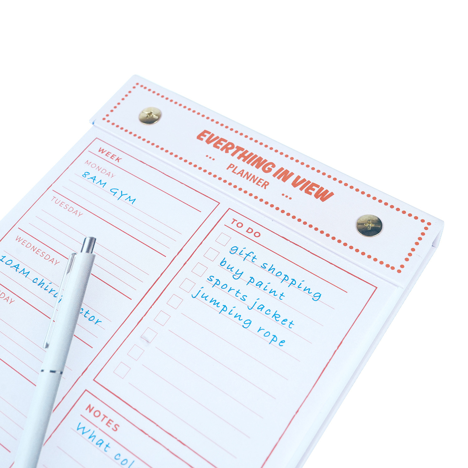 A5 Tear-off Notepad with pen