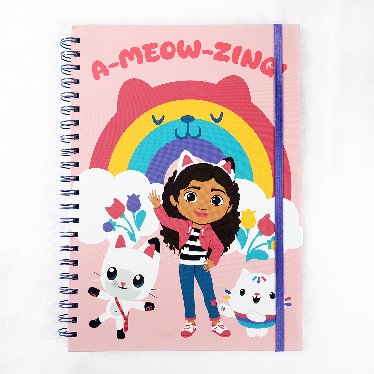 Spiral-bound notebook