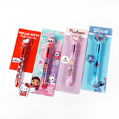 Rainbow Click 6-in-1 Topper Pen