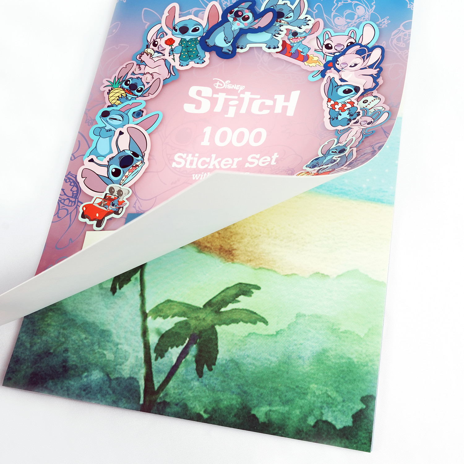 Sticker book with scenes