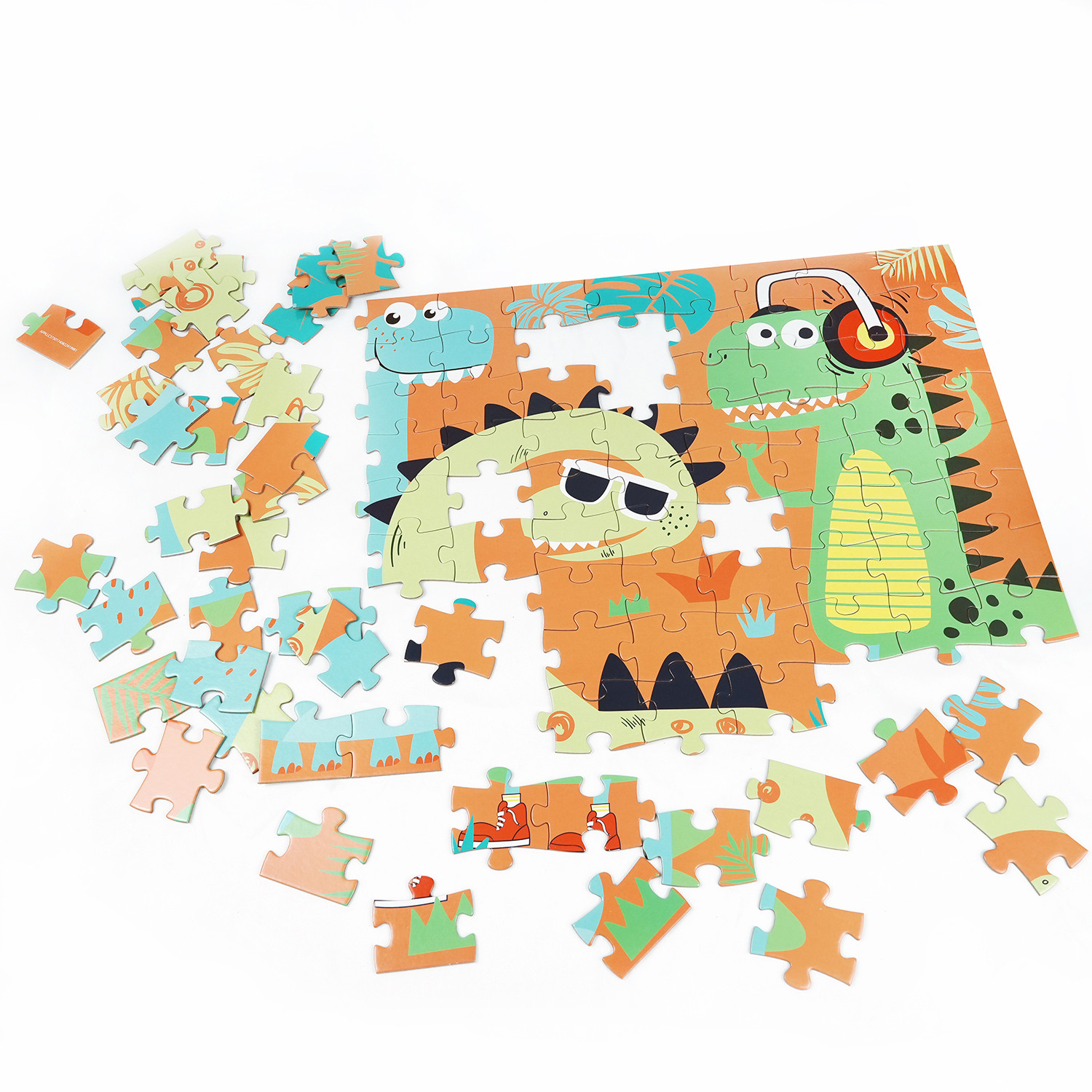 Kids storage bucket puzzle