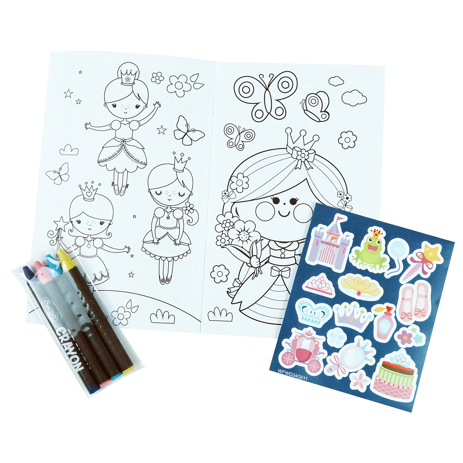Portable coloring set