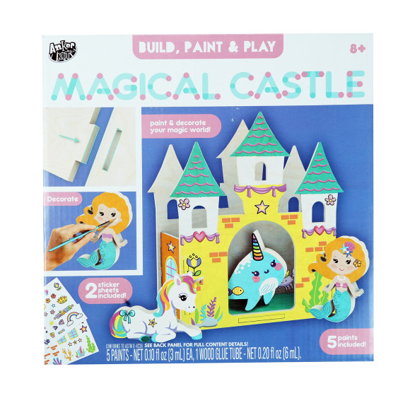 Magic Castle 3D Build and Paint Creative Craft Studio