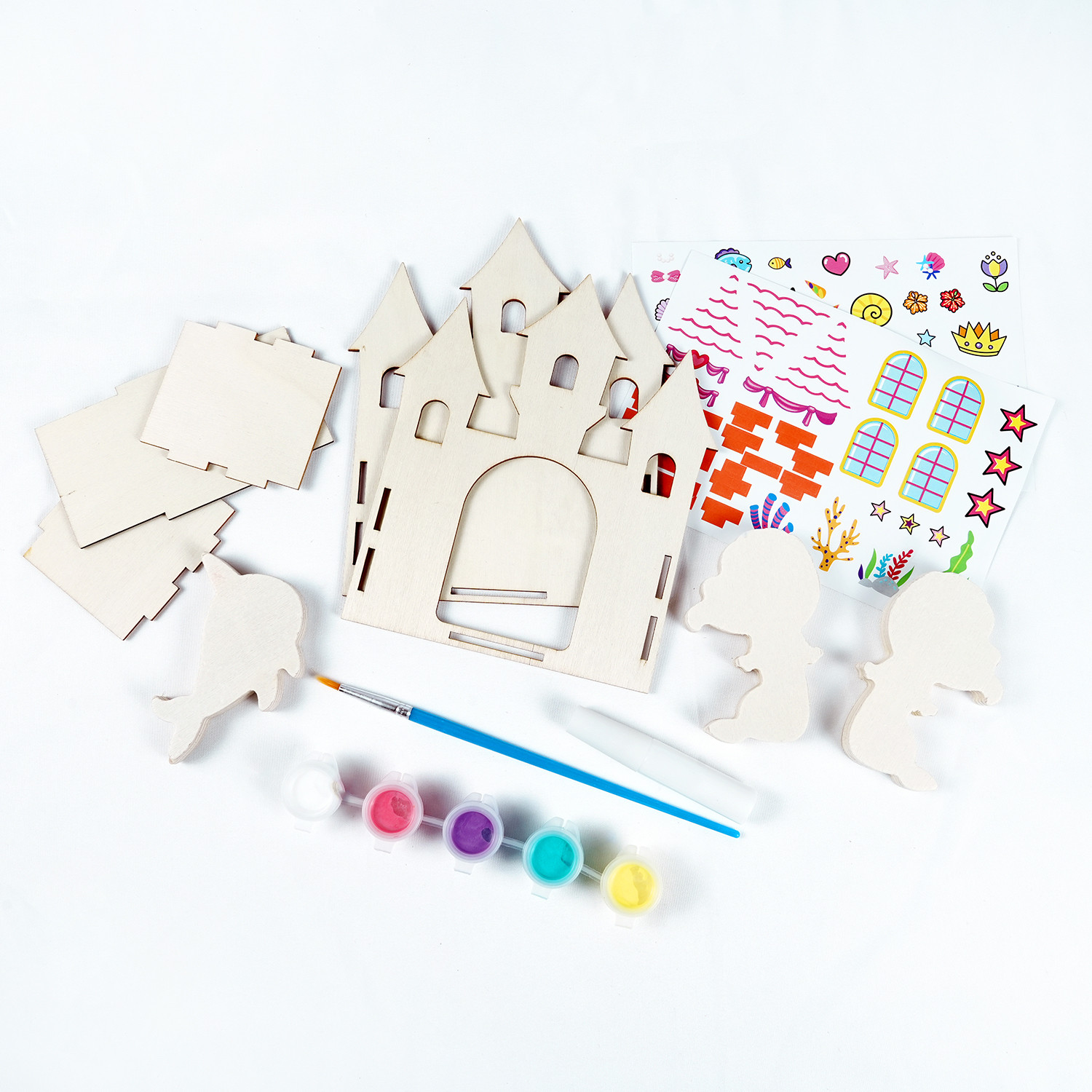 Wooden DIY craft for kids