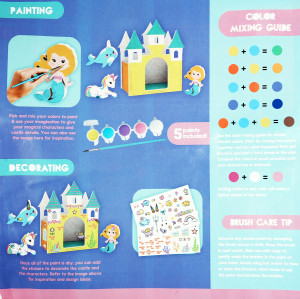 Magic Castle 3D Build and Paint Creative Craft Studio