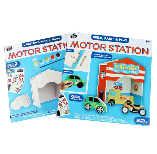 Motor Mania 3D Build and Paint Garage Workshop