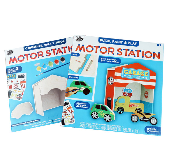 Motor Mania 3D Build and Paint Garage Workshop