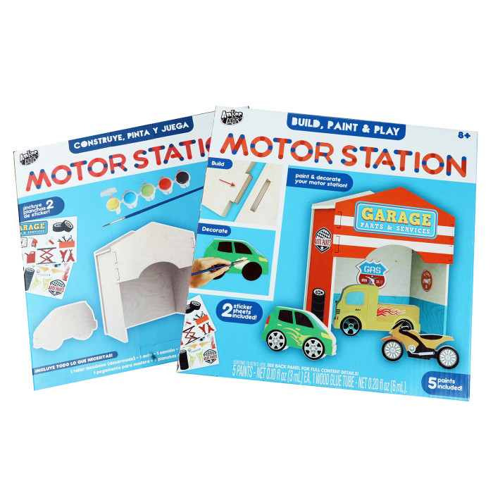 Motor Mania 3D Build and Paint Garage Workshop