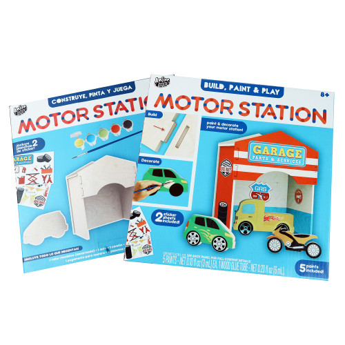 Motor Mania 3D Build and Paint Garage Workshop