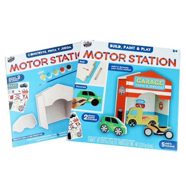 Motor Mania 3D Build and Paint Garage Workshop