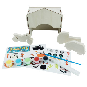 Motor Mania 3D Build and Paint Garage Workshop