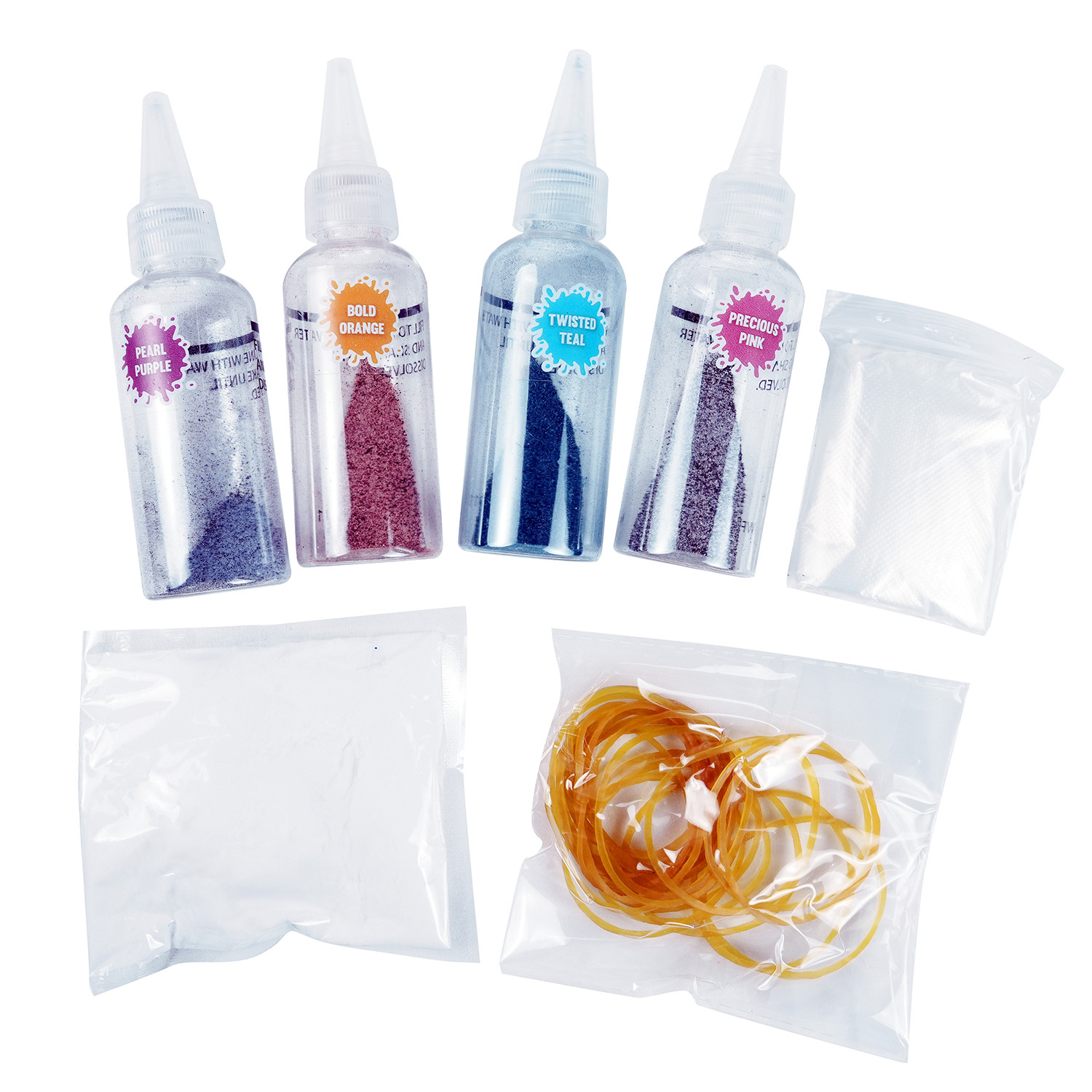 4 Color Essential Tie Dye set