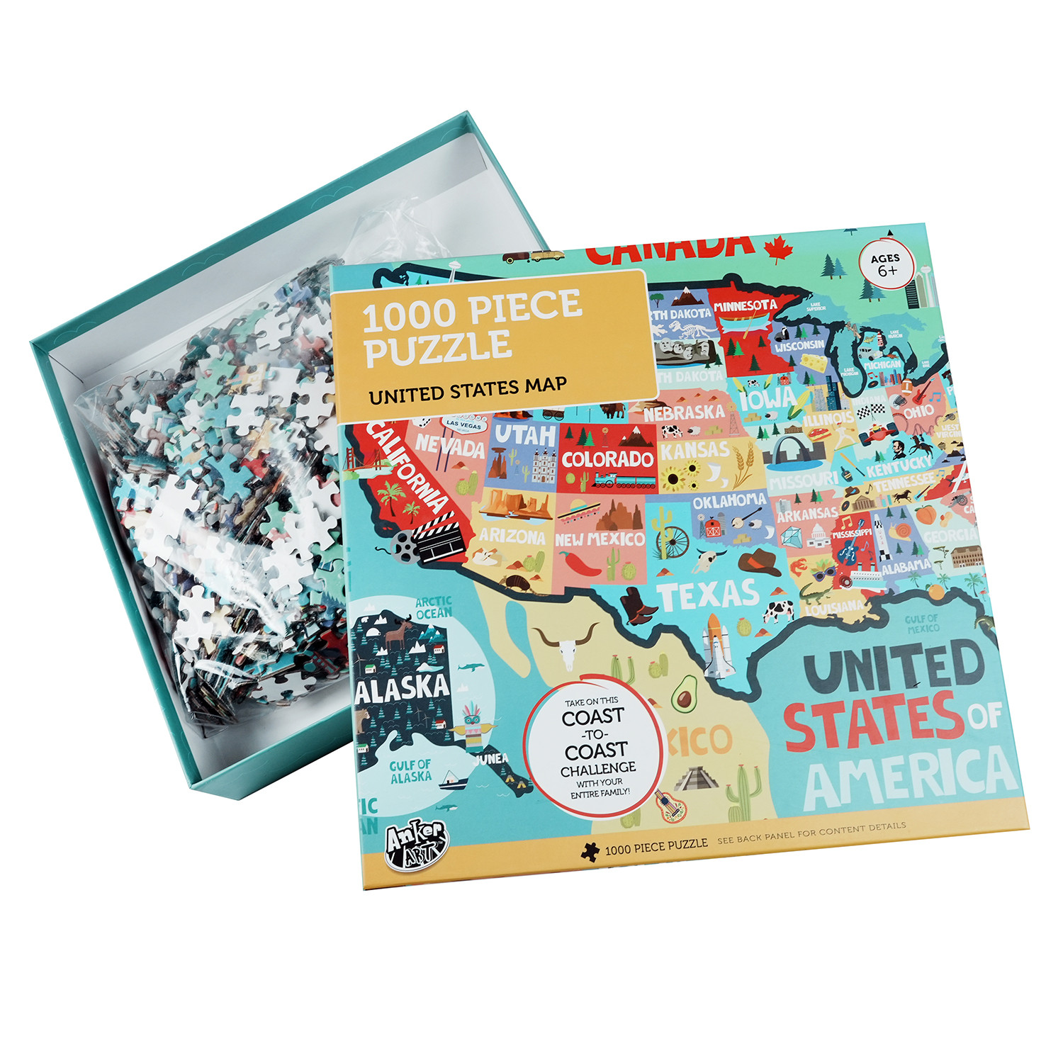 Educational puzzle for teens