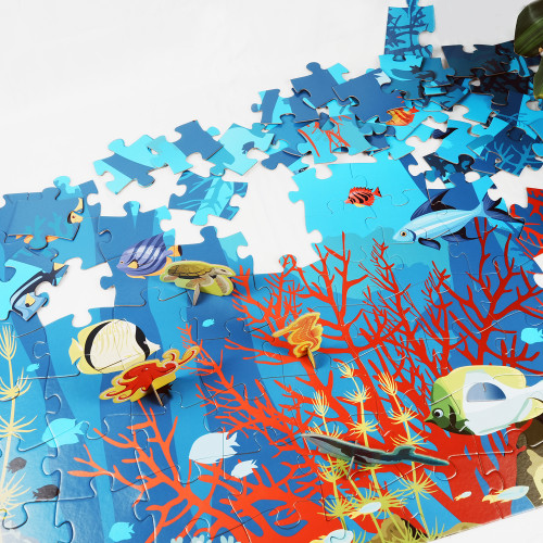 AquaWorld 3D Stand-Up Giant Ocean Explorer Jigsaw