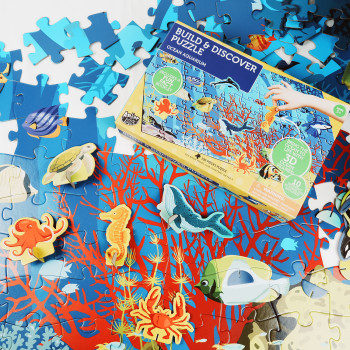 AquaWorld 3D Stand-Up Giant Ocean Explorer Jigsaw