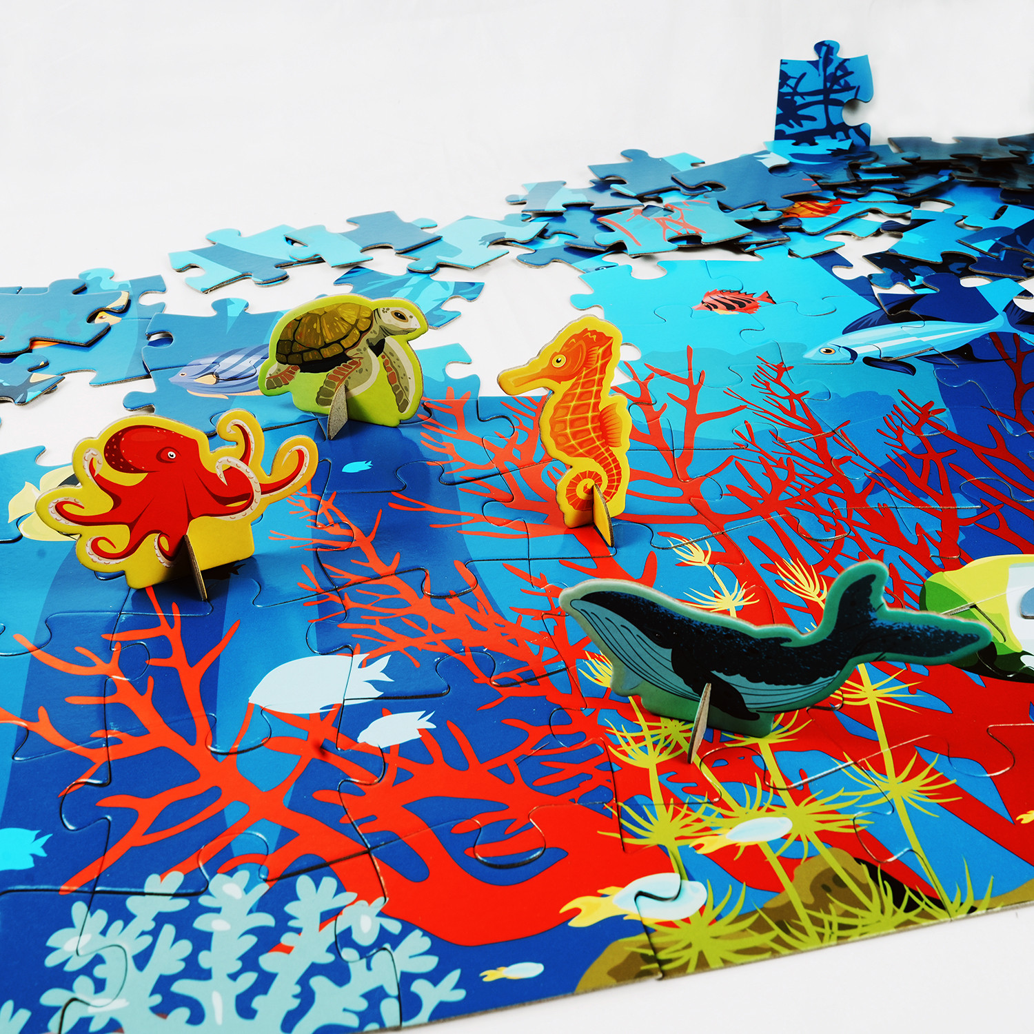 educational map puzzle for kids