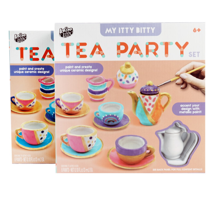 My Itty Bitty DIY Ceramic Tea Set