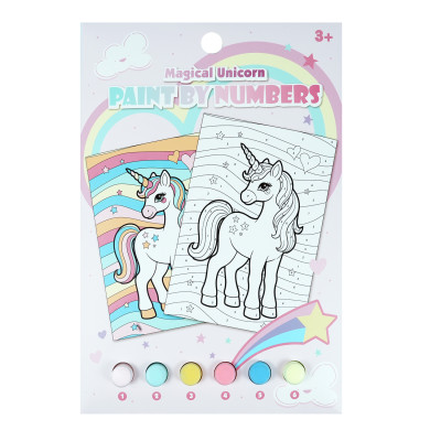 Unicorn Paint by Number Kit