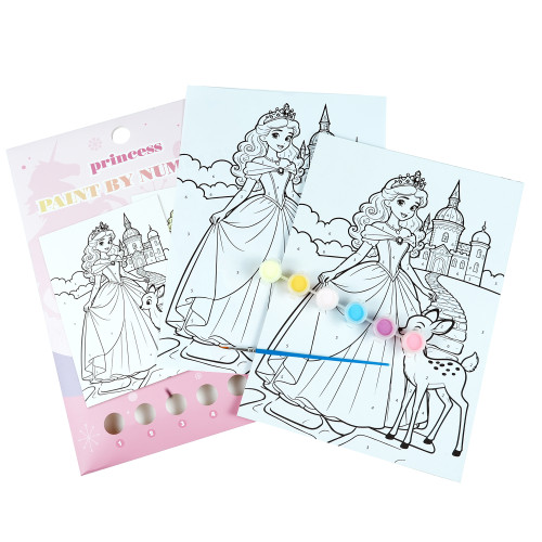 Princess Castle Paint by Number Kit