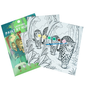 Forest Leopard Paint by number kit