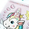 Pastel Shimmer Unicorn coloring book